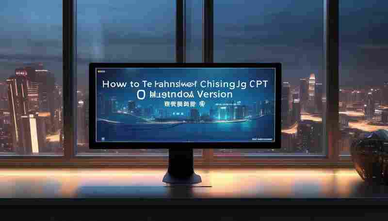 ChatGPT中文版如何进行文本翻译