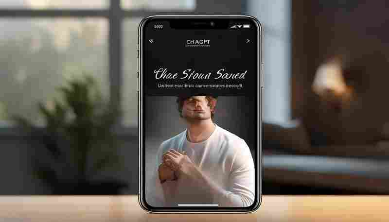 手机端ChatGPT无法保存对话记录怎么办