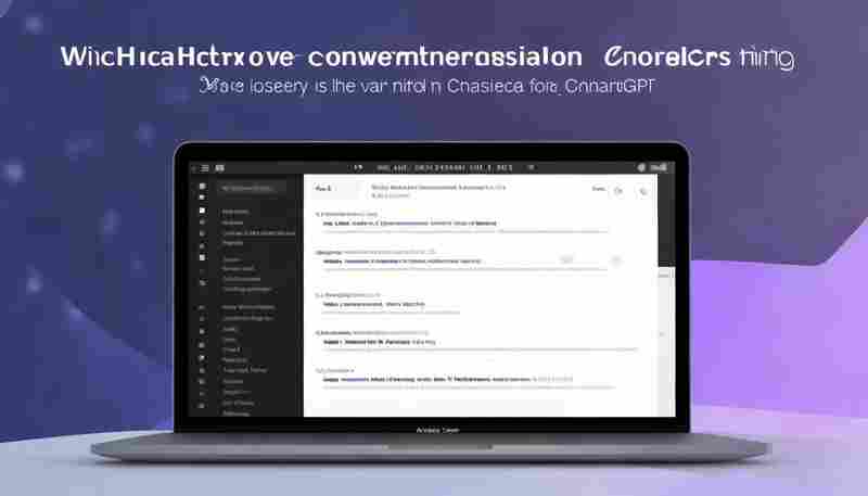 如何在Mac版ChatGPT中保存对话记录