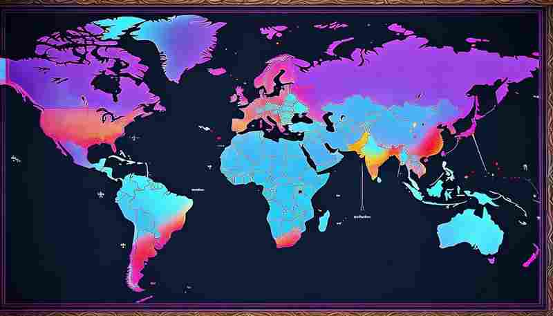 ChatGPT的全球使用地图是怎样的 ChatGPT的全球使用地图是怎样的