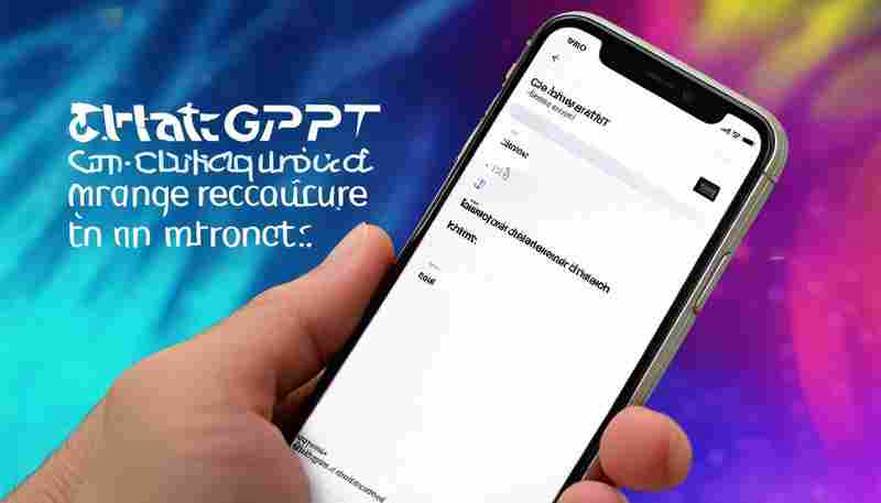 ChatGPT在苹果手机上能进行图片识别吗