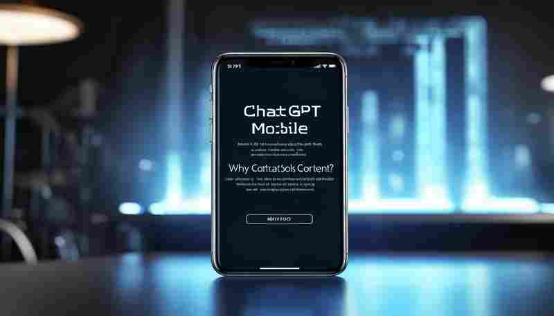 为什么ChatGPT手机版无法正常加载内容 为什么ChatGPT手机版无法正常加载内容