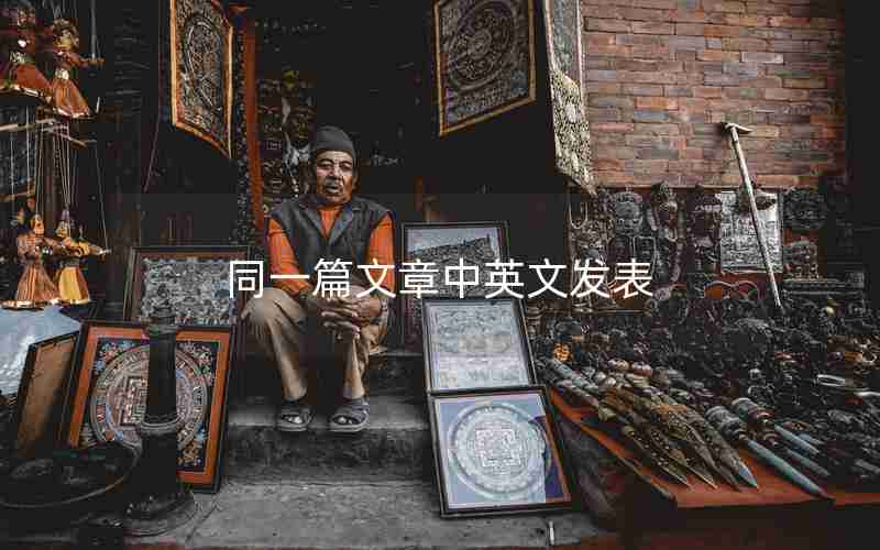 同一篇文章中英文发表 同一篇文章中英文发表