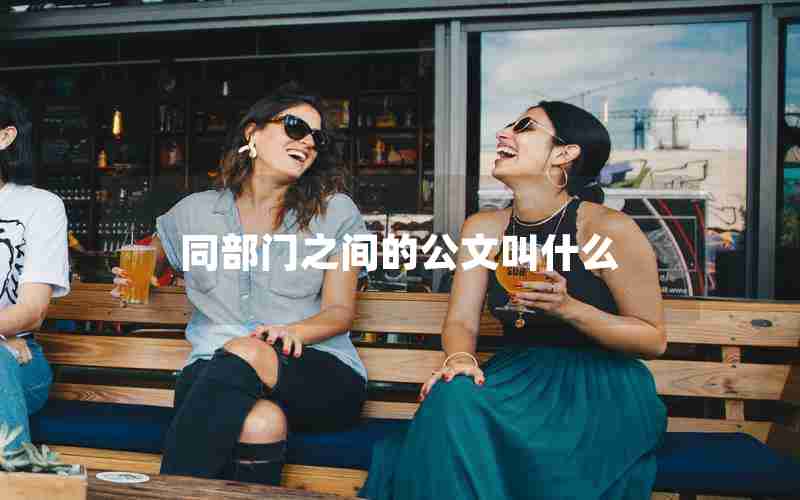 同部门之间的公文叫什么