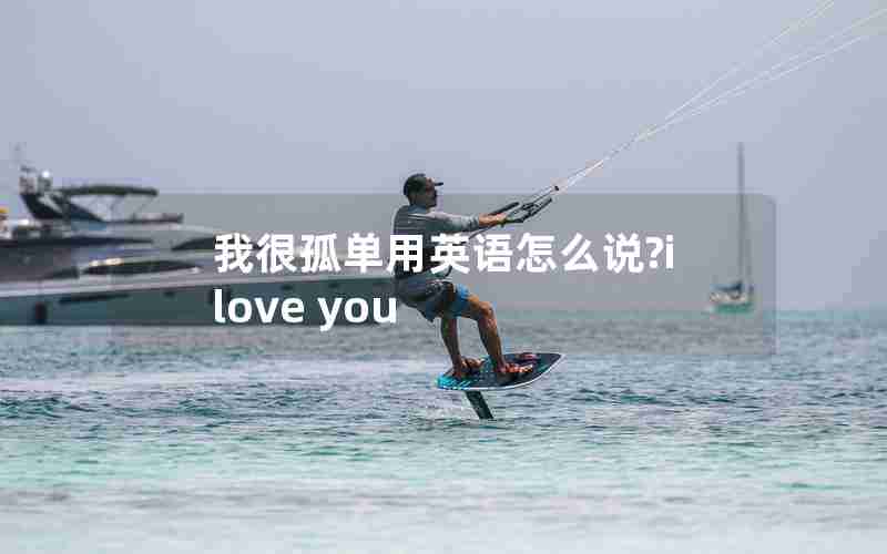 我很孤单用英语怎么说?i love you 我很孤单用英语怎么说?i love you