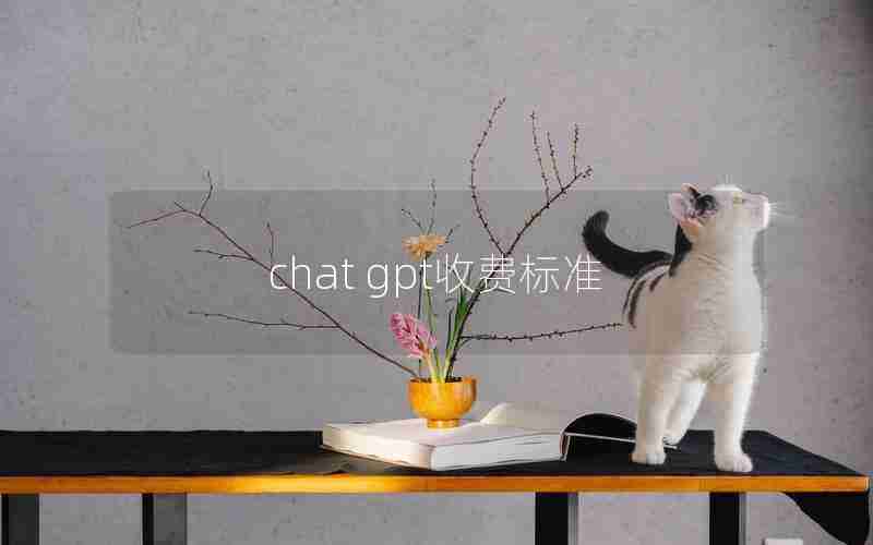 chat gpt收费标准