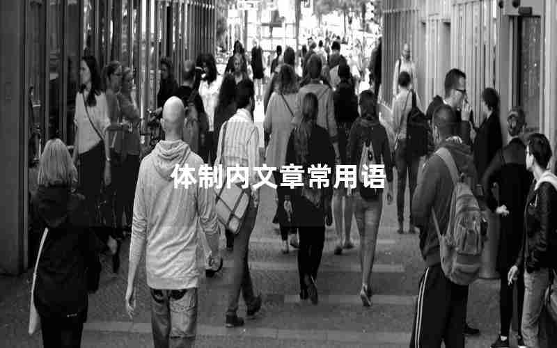 体制内文章常用语 体制内文章常用语