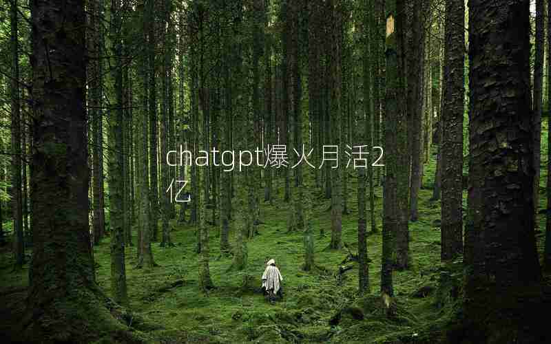 chatgpt爆火月活2亿