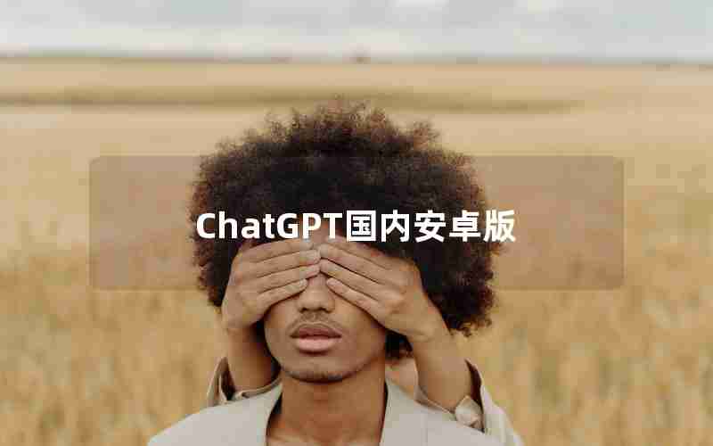 ChatGPT国内安卓版 ChatGPT国内安卓版