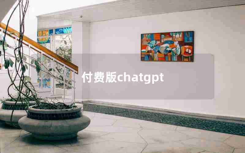 付费版chatgpt