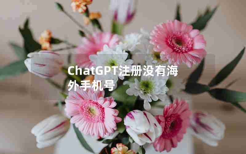 ChatGPT注册没有海外手机号 ChatGPT注册没有海外手机号