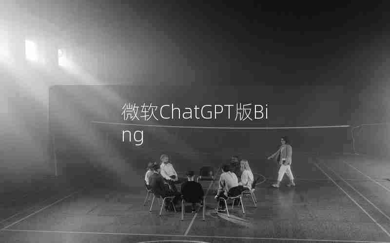 微软ChatGPT版Bing 微软ChatGPT版Bing