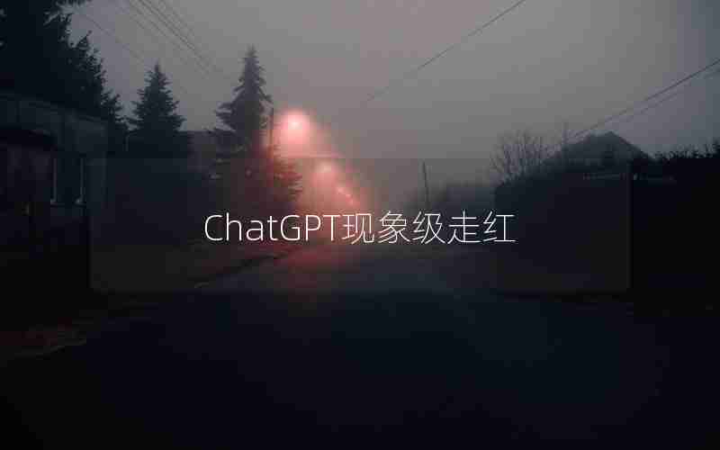 ChatGPT现象级走红 ChatGPT现象级走红