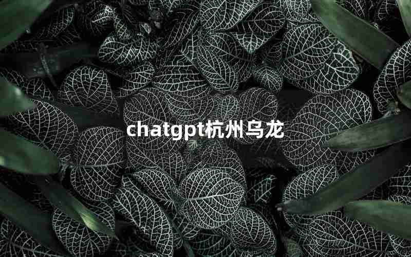 chatgpt杭州乌龙