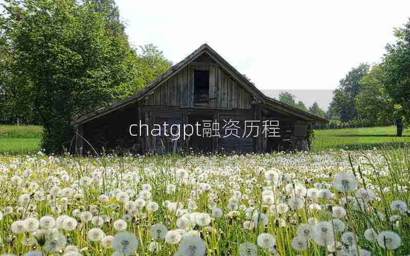 chatgpt融资历程