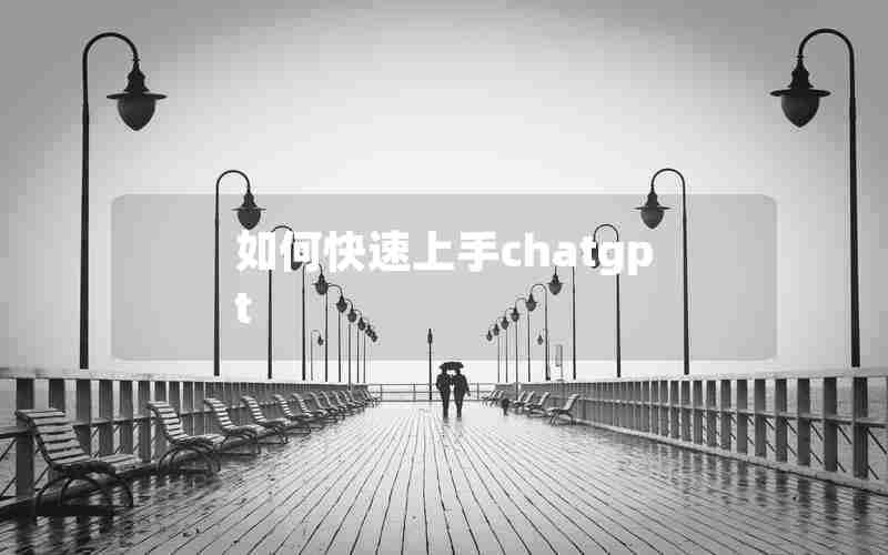 如何快速上手chatgpt 如何快速上手chatgpt