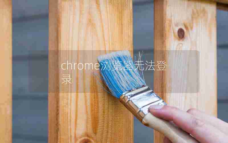 chrome浏览器无法登录