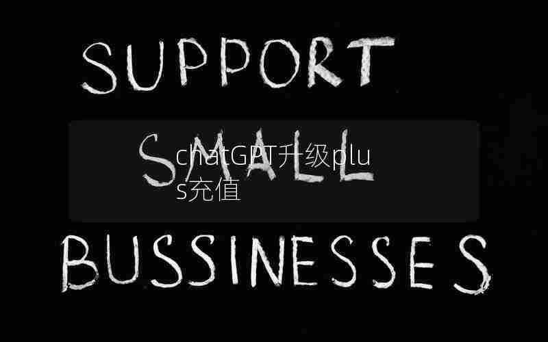 chatGPT升级plus充值