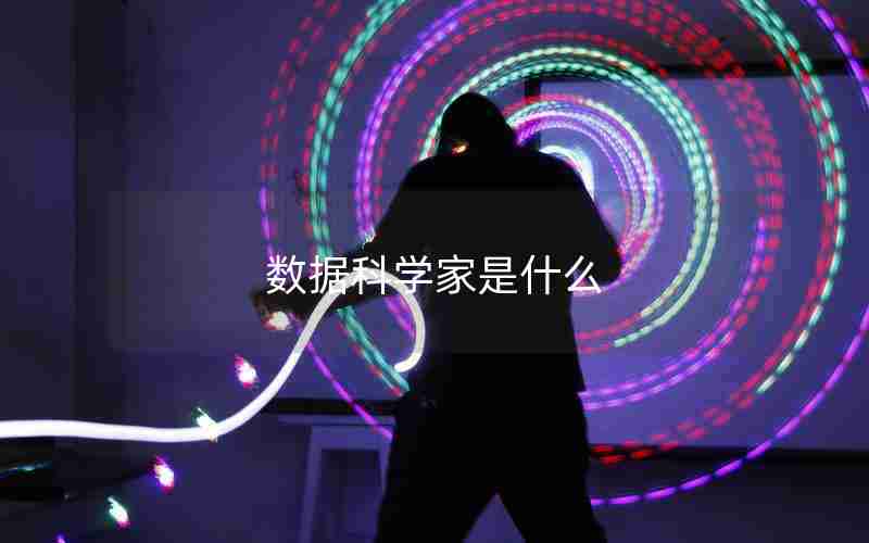 数据科学家是什么