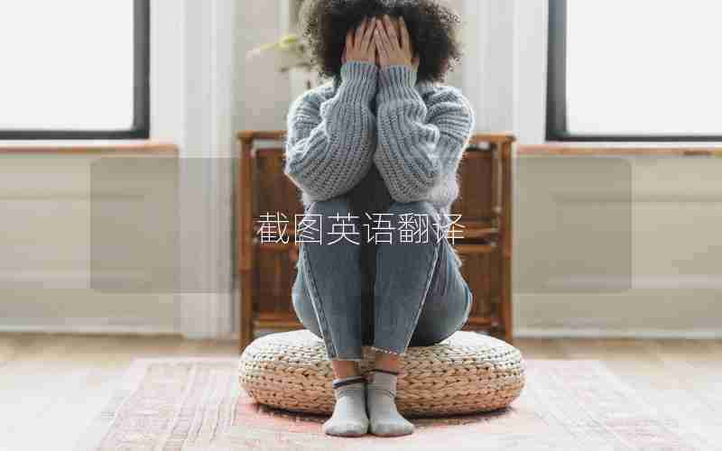 截图英语翻译 截图英语翻译