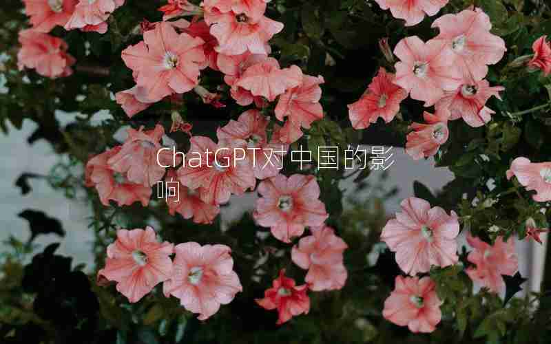 ChatGPT对中国的影响 ChatGPT对中国的影响