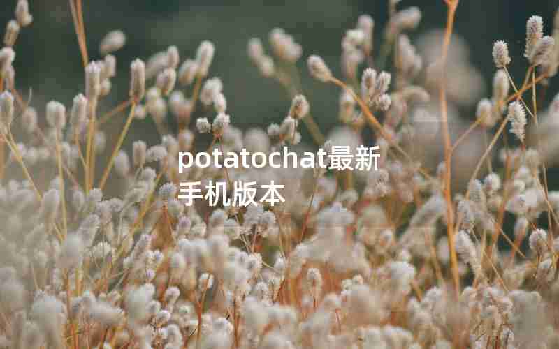potatochat最新手机版本 potatochat最新手机版本