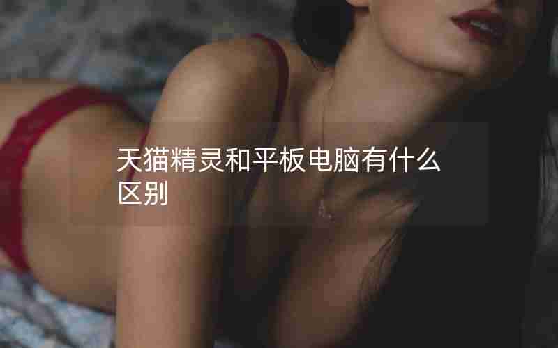 天猫精灵和平板电脑有什么区别