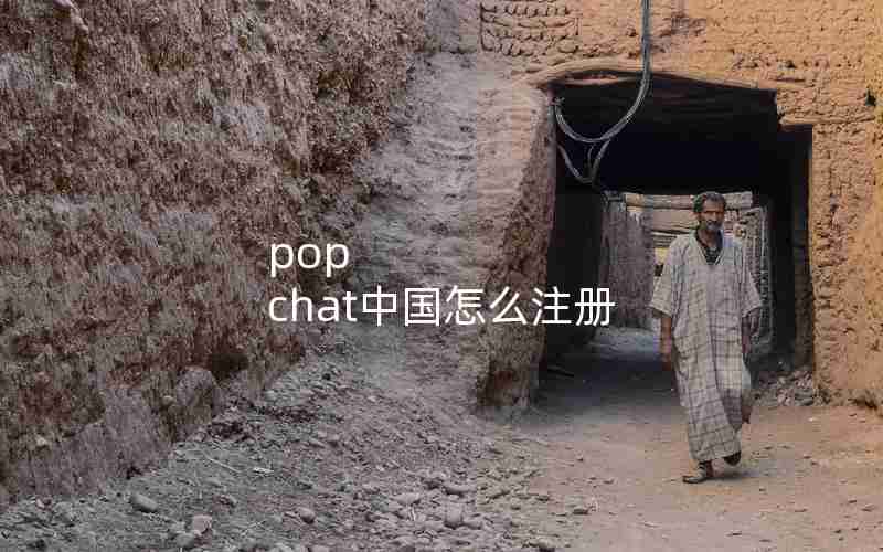 pop chat中国怎么注册