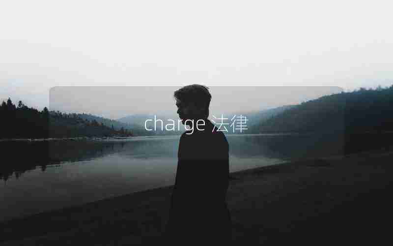 charge 法律