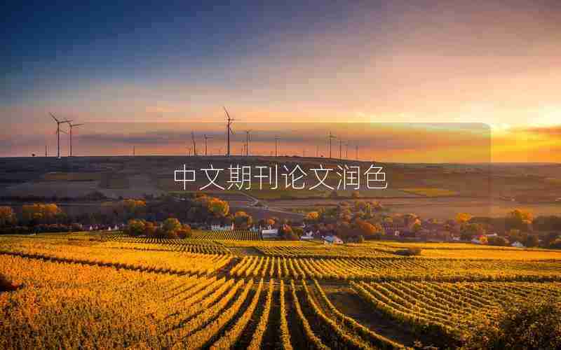 中文期刊论文润色 中文期刊论文润色