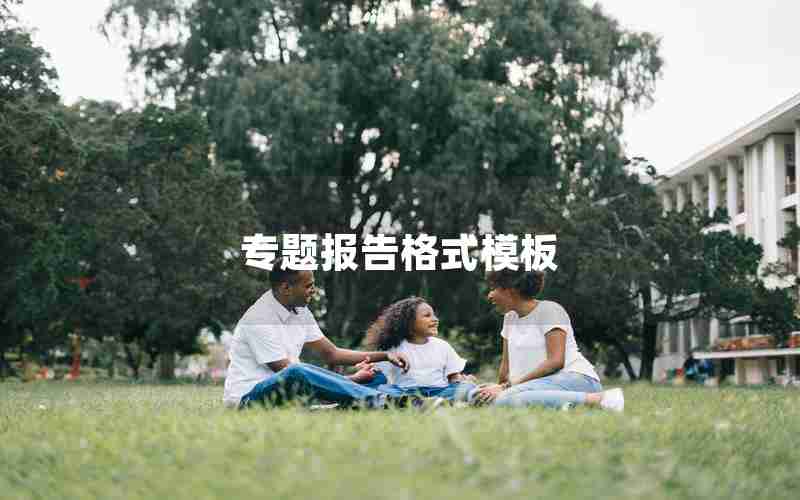专题报告格式模板 专题报告格式模板