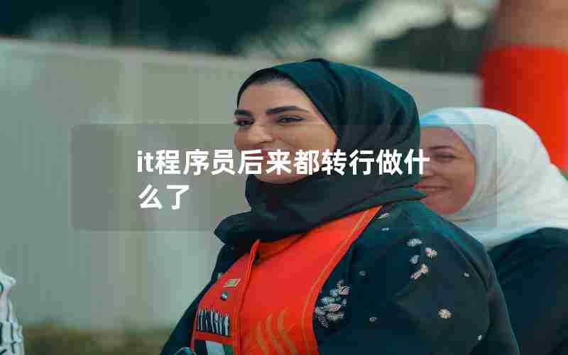 it程序员后来都转行做什么了