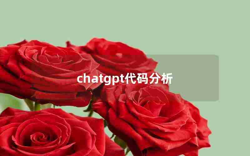chatgpt代码分析 chatgpt代码分析