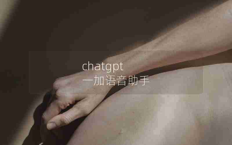 chatgpt 一加语音助手
