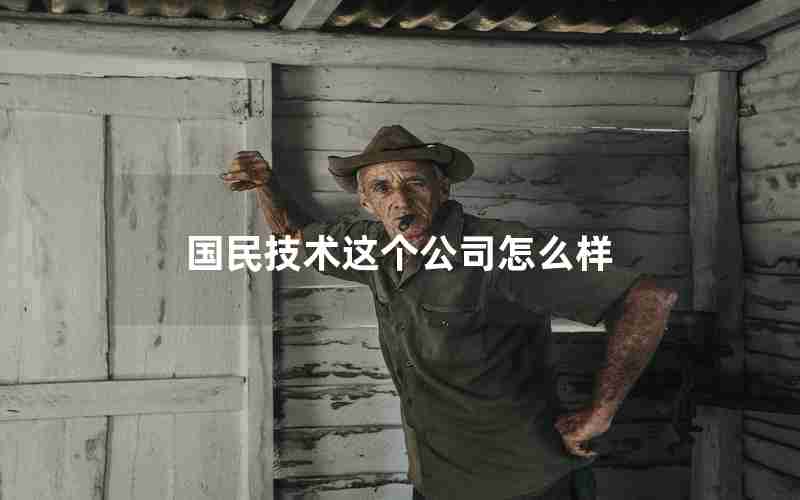 国民技术这个公司怎么样 国民技术这个公司怎么样