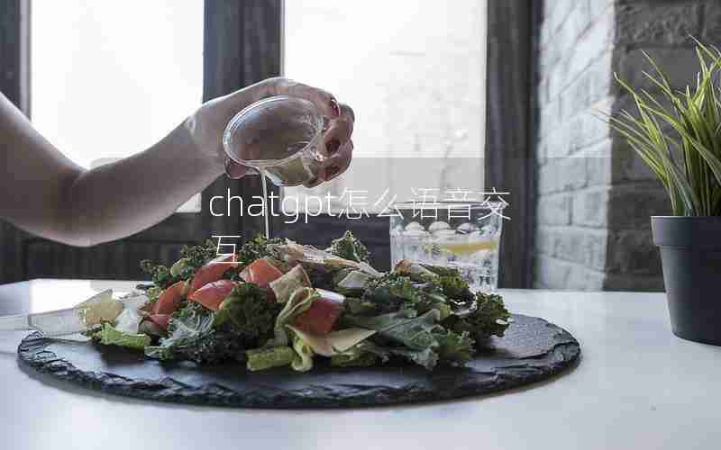 chatgpt怎么语音交互 chatgpt怎么语音交互