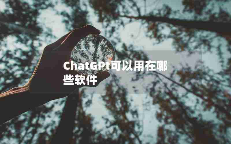 ChatGPt可以用在哪些软件 ChatGPt可以用在哪些软件