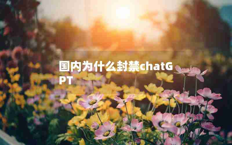 国内为什么封禁chatGPT 国内为什么封禁chatGPT