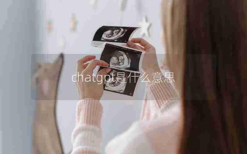 chatgpt是什么意思 chatgpt是什么意思