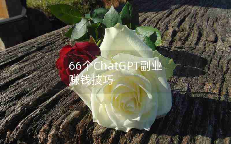 66个ChatGPT副业赚钱技巧