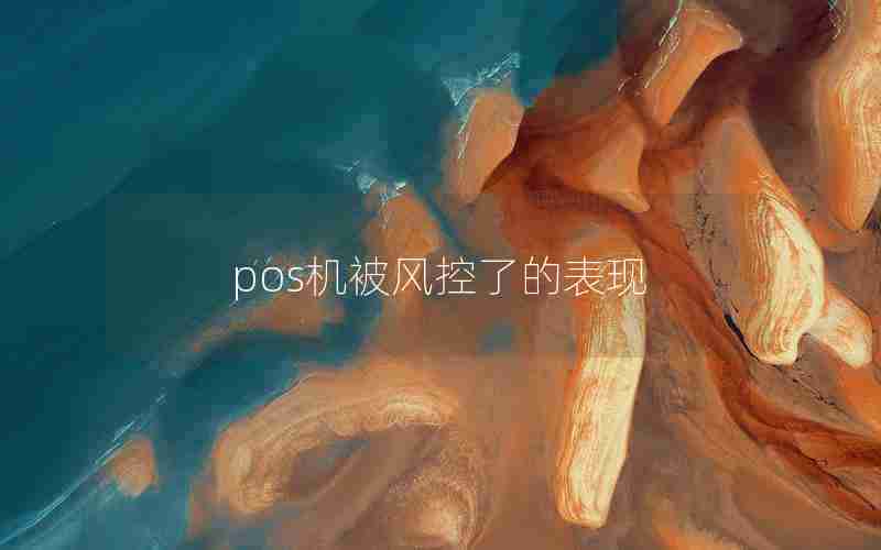 pos机被风控了的表现 pos机被风控了的表现