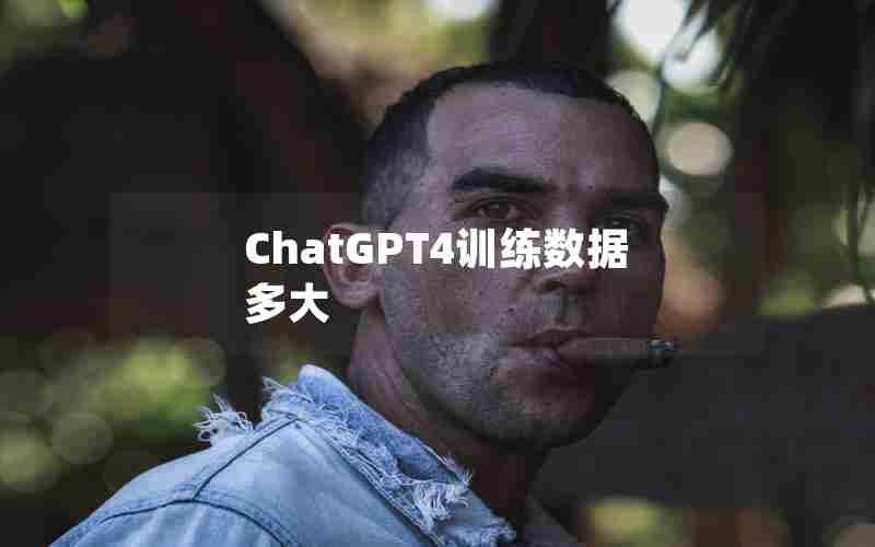 ChatGPT4训练数据多大