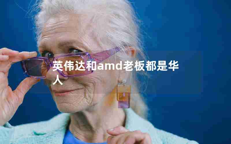 英伟达和amd老板都是华人 英伟达和amd老板都是华人