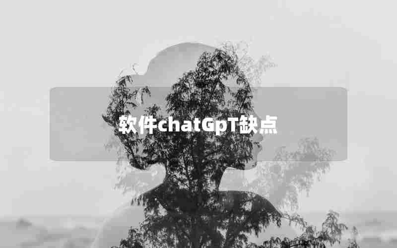 软件chatGpT缺点 软件chatGpT缺点