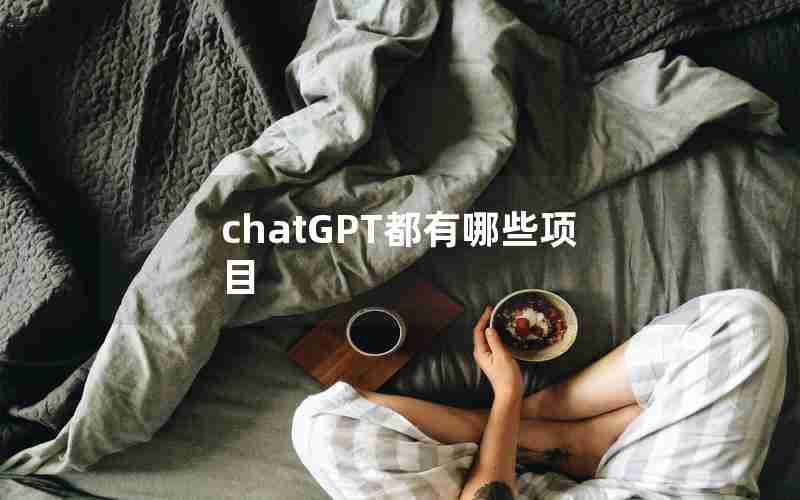 chatGPT都有哪些项目 chatGPT都有哪些项目