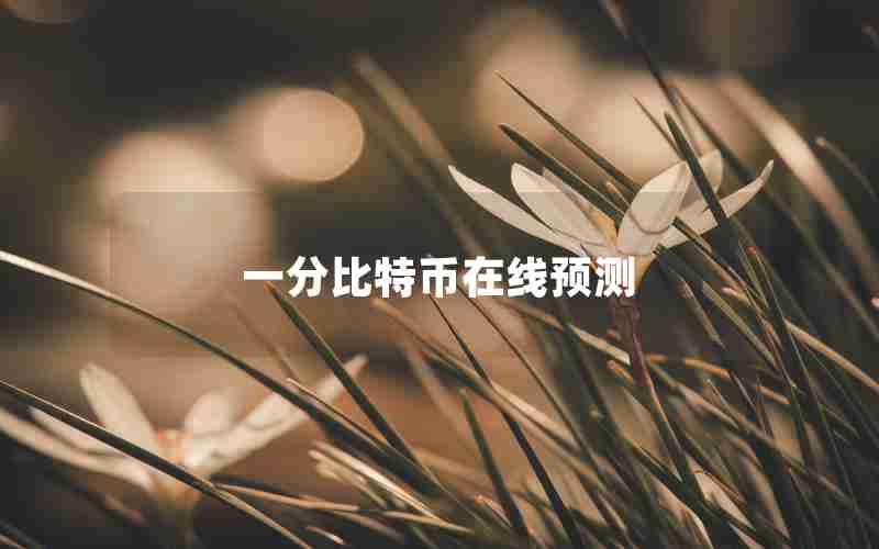 一分比特币在线预测