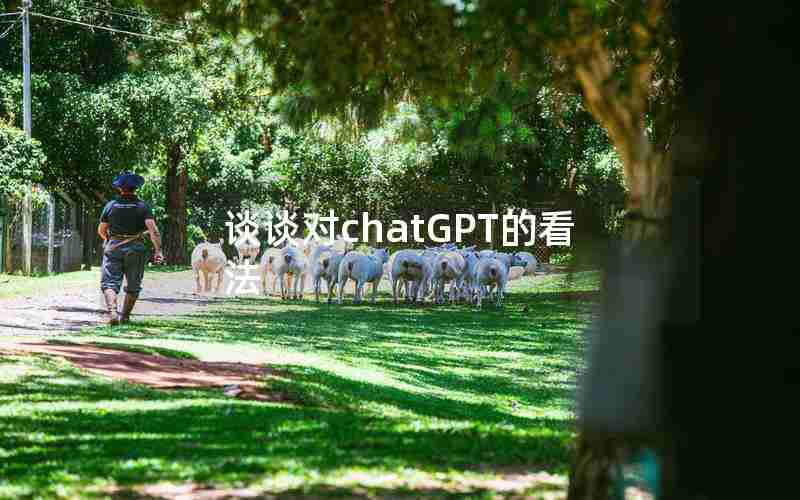 谈谈对chatGPT的看法