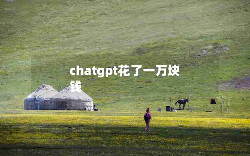 chatgpt花了一万块钱 chatgpt花了一万块钱