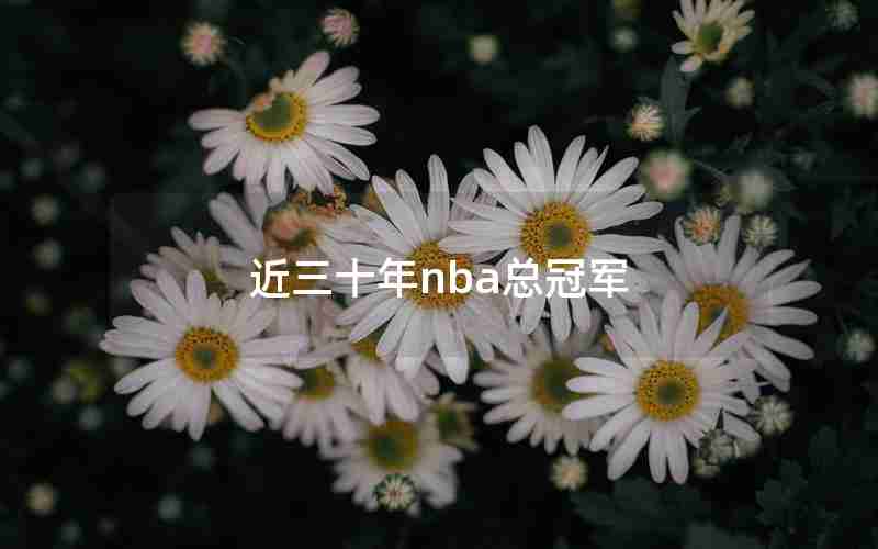 近三十年nba总冠军 近三十年nba总冠军