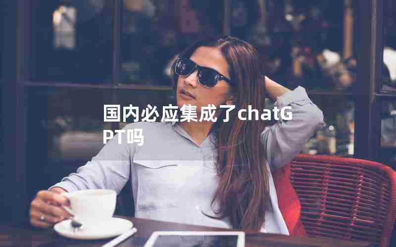 国内必应集成了chatGPT吗